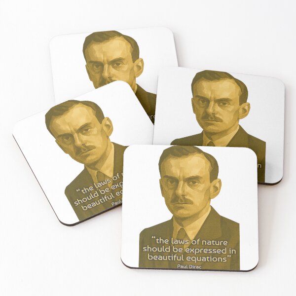 Item preview, Quote by Paul Dirac : “the laws of nature should be expressed in beautiful equations” designed and sold by eebee00.