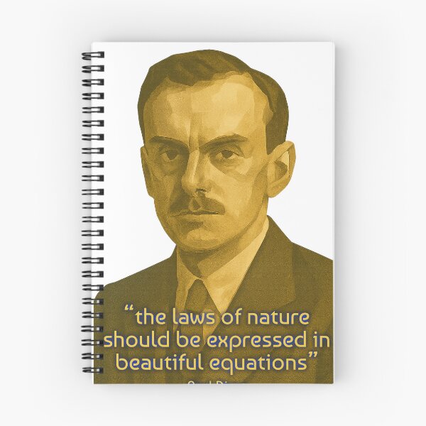 Item preview, Quote by Paul Dirac : “the laws of nature should be expressed in beautiful equations” designed and sold by eebee00.
