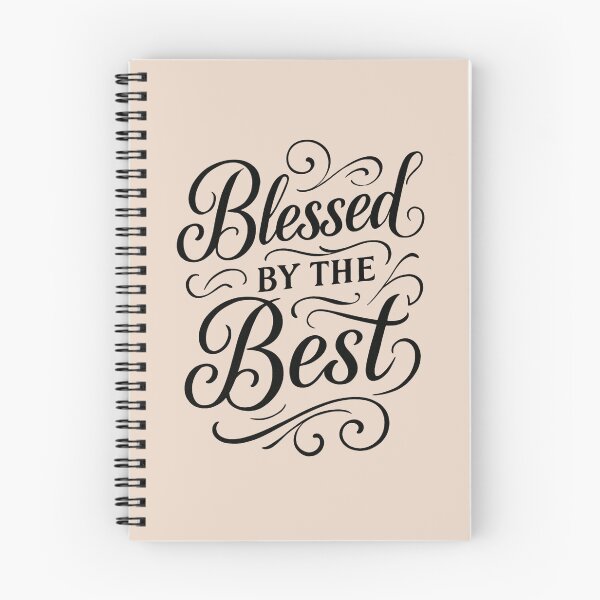 Item preview, Blessed by the Best – Elegant Script designed and sold by Myra365Art.