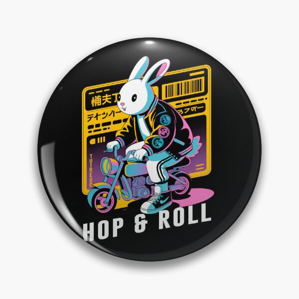 Artikelvorschau, Neo-Pop Biker Bunny: Urban Rebellion entworfen und verkauft von Credisaim.
