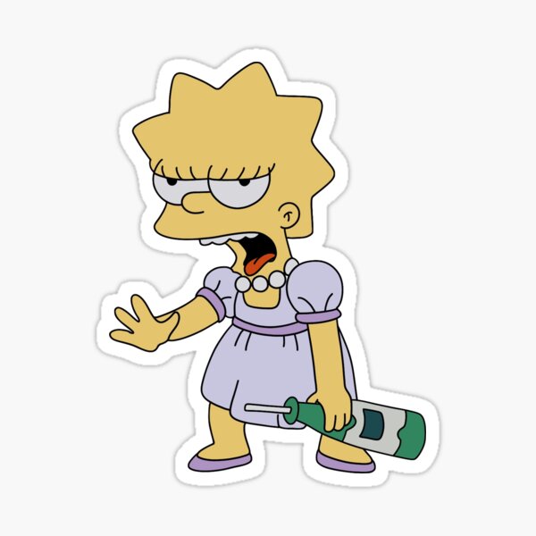 Artikel-Vorschau von Betrunkene Lisa Simpson, designt und verkauft von WillowTreeArt.