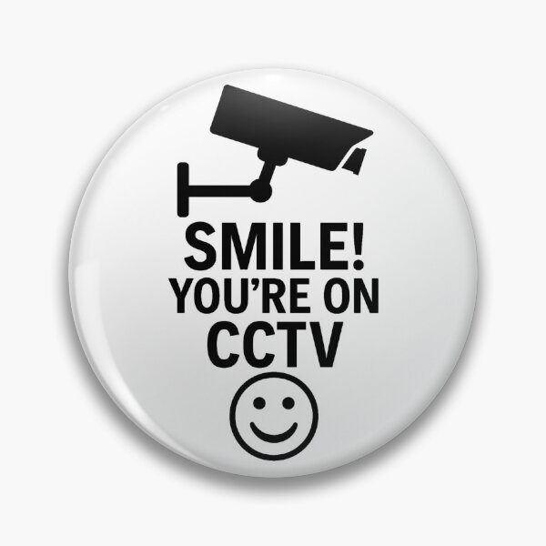 Item preview, SMILE YOU'RE ON CCTV designed and sold by TheWonkyEaselCo.