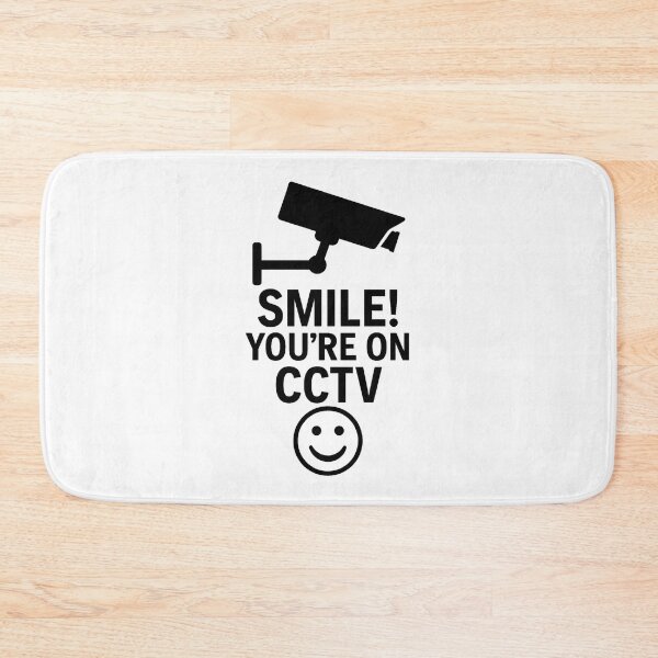Item preview, SMILE YOU'RE ON CCTV designed and sold by TheWonkyEaselCo.