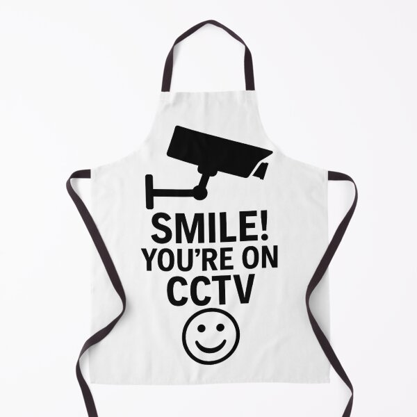 Item preview, SMILE YOU'RE ON CCTV designed and sold by TheWonkyEaselCo.
