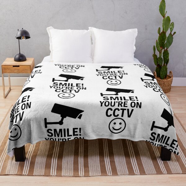 Item preview, SMILE YOU'RE ON CCTV designed and sold by TheWonkyEaselCo.