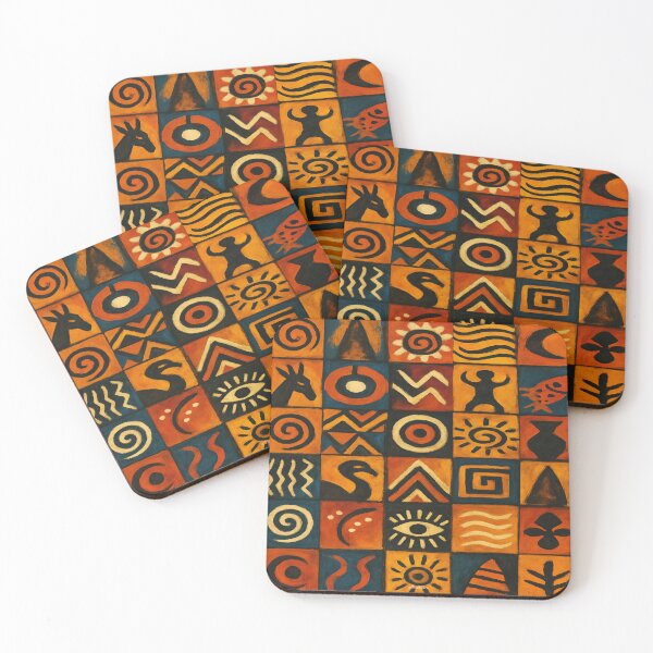 Item preview, Abstract Pattern with African Patterns #5 - Bold and Intricate Design designed and sold by BoBiloArt.