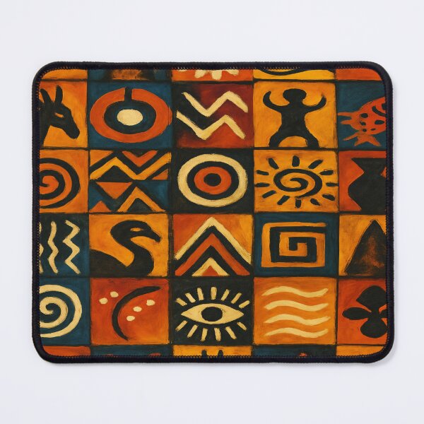 Item preview, Abstract Pattern with African Patterns #5 - Bold and Intricate Design designed and sold by BoBiloArt.
