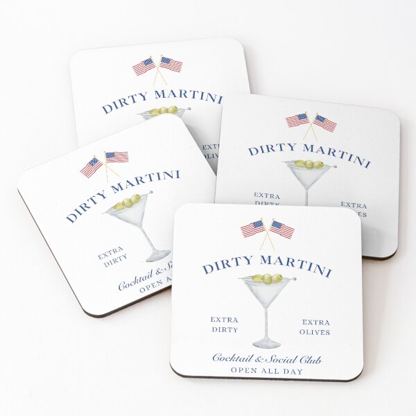 Item preview, American Flag Dirty Martini Social Club designed and sold by cheekygrins.