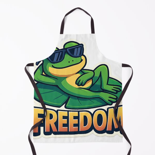 Item preview, Cool Frog Freedom Vibes designed and sold by Anime and 90s Style.
