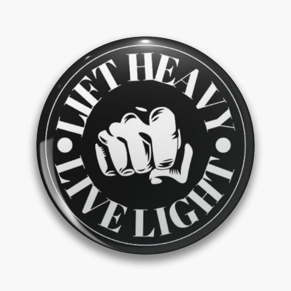 Item preview, Lift Heavy Live Light-Motivational Gym Fitness T-Shirt designed and sold by Tarek TK.