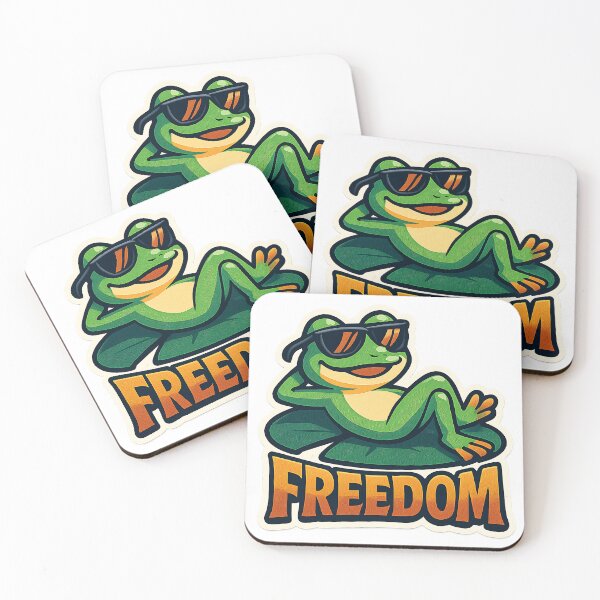 Item preview, Freedom Frog designed and sold by Anime and 90s Style.