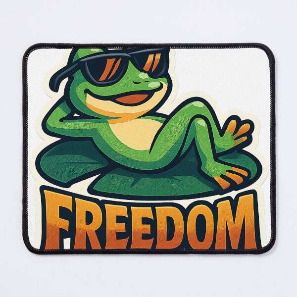 Item preview, Freedom Frog designed and sold by Anime and 90s Style.