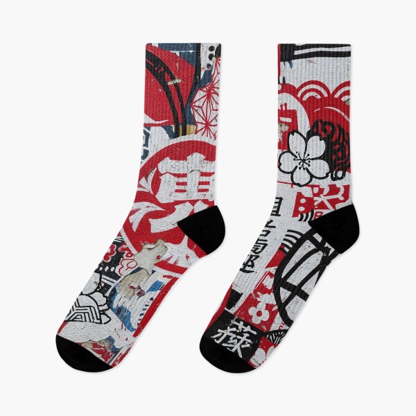 Item preview, Sakura Storm Graffiti Art Red White Black Aop designed and sold by JohnnyVillas.