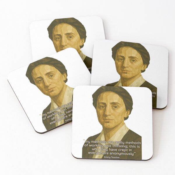 Item preview, Quote by Emmy Noether : “my methods are really methods of working and thinking; this is why they have crept in everywhere anonymously” designed and sold by eebee00.