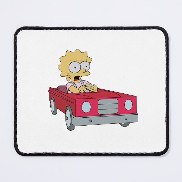Item preview, Lisa Simpson Driving a Car designed and sold by WillowTreeArt.