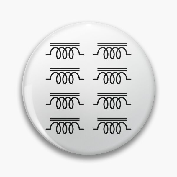 Item preview, Iron Core Coil Inductor Electrical Symbol Multipack Sheet designed and sold by ThePungineer.
