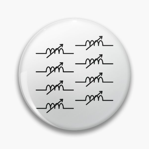 Item preview, Loop Style Variable Inductor Electrical Symbol Multipack Sheet designed and sold by ThePungineer.