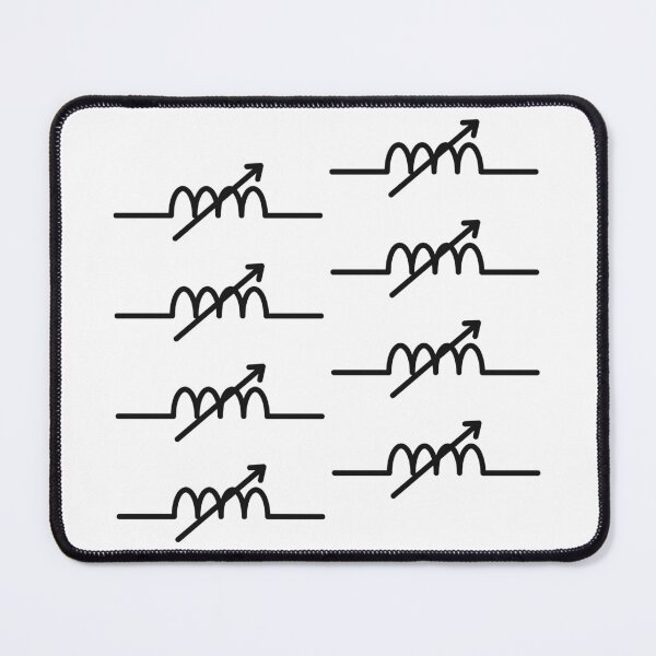 Item preview, Loop Style Variable Inductor Electrical Symbol Multipack Sheet designed and sold by ThePungineer.