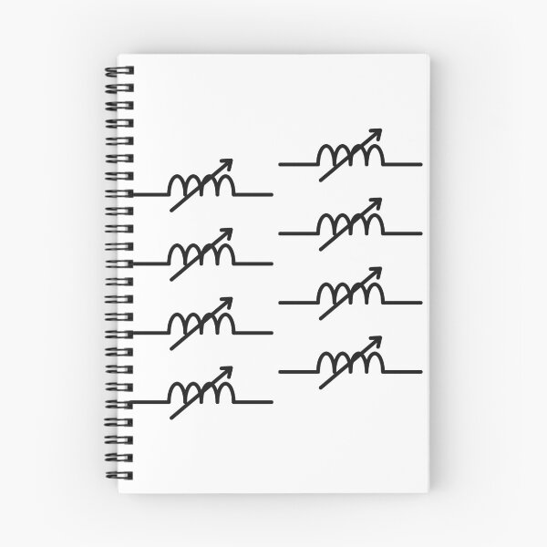 Item preview, Loop Style Variable Inductor Electrical Symbol Multipack Sheet designed and sold by ThePungineer.