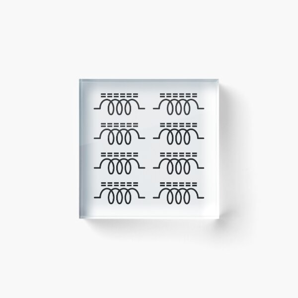 Item preview, Ferrite Core Coil Inductor Electrical Symbol Multipack Sheet designed and sold by ThePungineer.