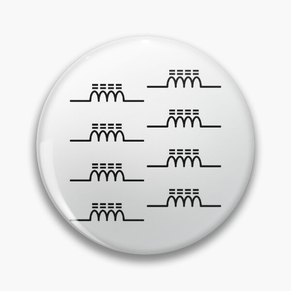 Item preview, Ferrite Core Loop Inductor Electrical Symbol Multipack Sheet designed and sold by ThePungineer.