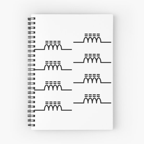 Item preview, Ferrite Core Loop Inductor Electrical Symbol Multipack Sheet designed and sold by ThePungineer.