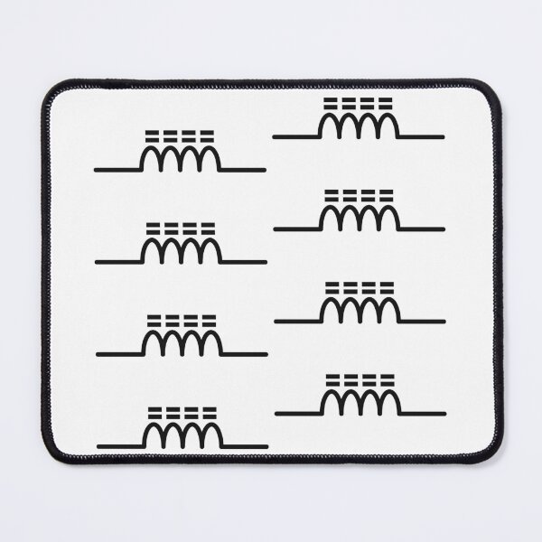 Item preview, Ferrite Core Loop Inductor Electrical Symbol Multipack Sheet designed and sold by ThePungineer.