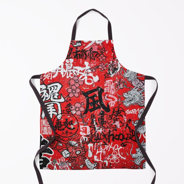 Item preview, Ryu Red Dragons Japón Graffiti Aop designed and sold by JohnnyVillas.