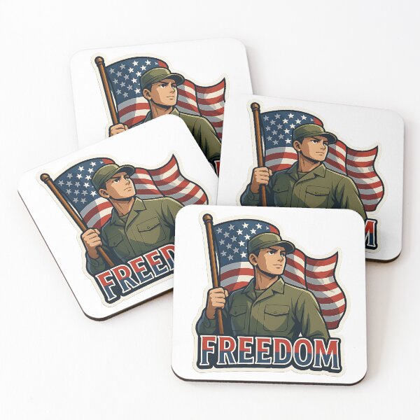Item preview, Proud Soldier American Freedom designed and sold by Anime and 90s Style.