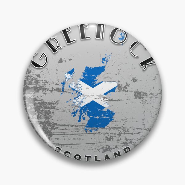Item preview, Greenock Scotland Flag Worn  designed and sold by World Designs.