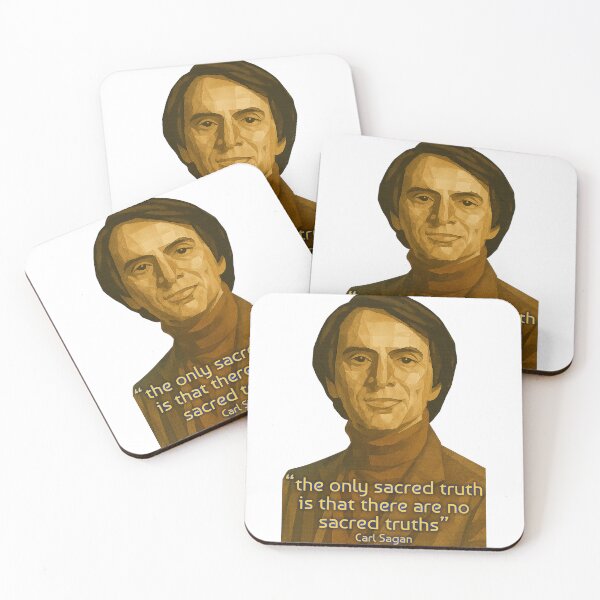 Item preview, Quote by Carl Sagan : “the only sacred truth is that there are no sacred truths” designed and sold by eebee00.