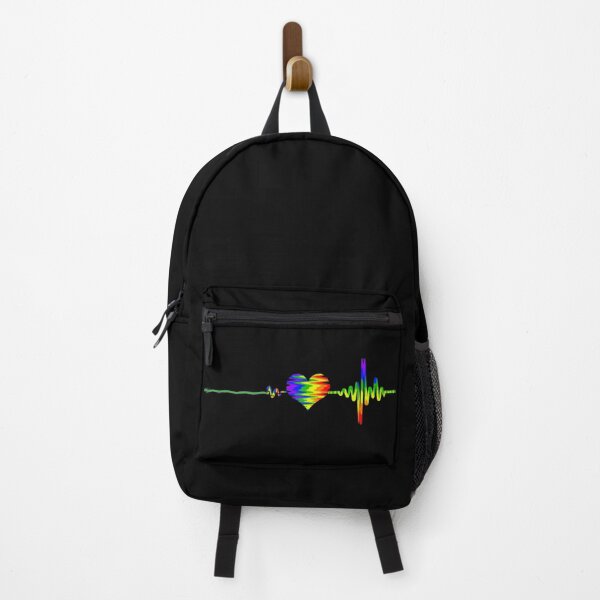 Item preview, Lifeline: LGBTQIA2S+ Rainbow Heartbeat designed and sold by Qweird Artistry.