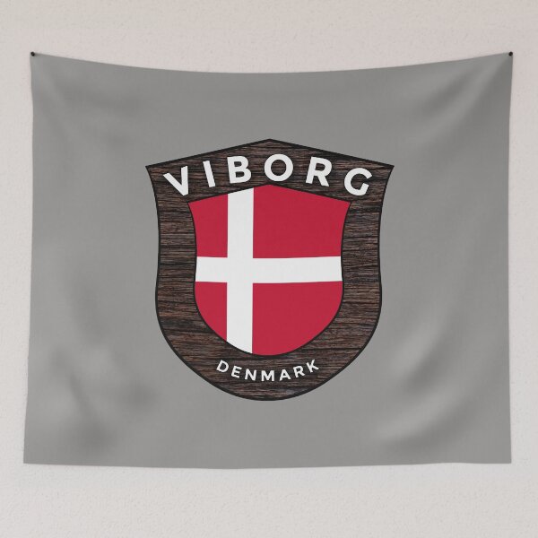 Item preview, Viborg Denmark Emblem Flag designed and sold by World Designs.