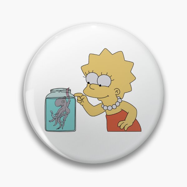 Artikelvorschau, Lisa Simpson und ihr Oktopus entworfen und verkauft von WillowTreeArt.
