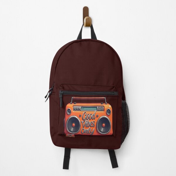Item preview, Retro Boombox with "Good Vibes Only" Message designed and sold by Danivique.