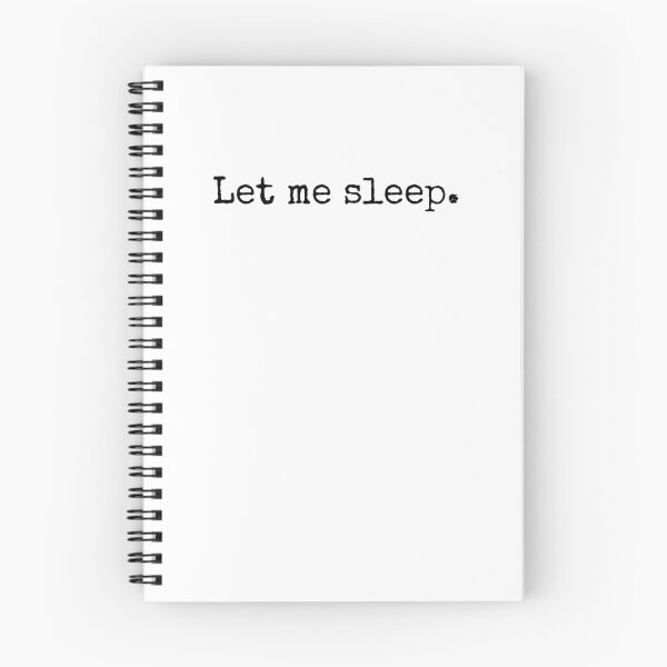 Item preview, Let me sleep funny saying late sleeper humor vintage napping designed and sold by snowry.