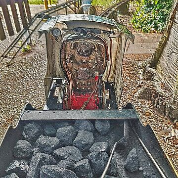 Artwork thumbnail, Drivers view on Minature Steam Train Copsewood by designbywhacky