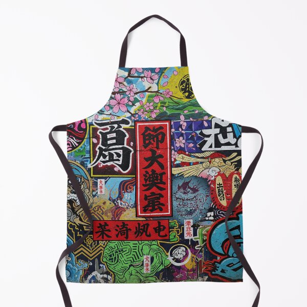 Item preview, Festival Hanami Graffiti Japón Aop designed and sold by JohnnyVillas.