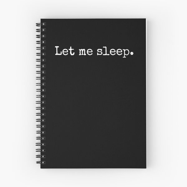 Item preview, Let me sleep funny saying late sleeper joke vintage napping designed and sold by snowry.