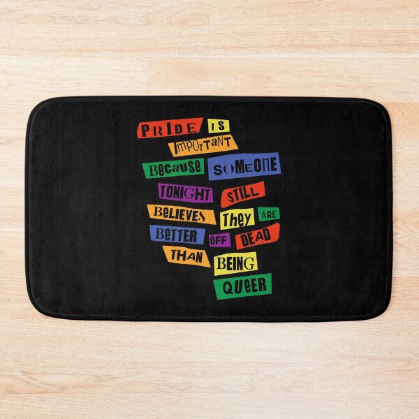 Item preview, Queer pride is important designed and sold by remerasnerdas.