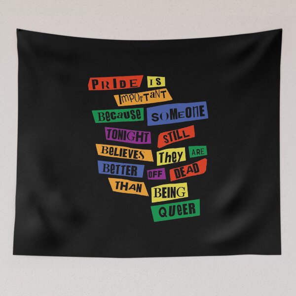 Item preview, Queer pride is important designed and sold by remerasnerdas.