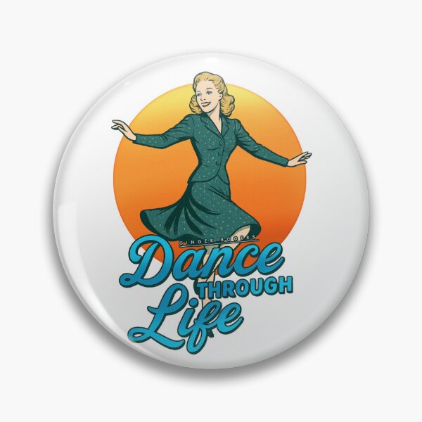 Item preview, Vintage Hollywood Dance Icon – Dance Through Life Retro Design designed and sold by Neonyx2020.