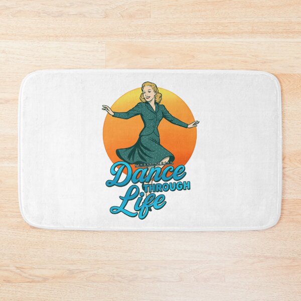 Item preview, Vintage Hollywood Dance Icon – Dance Through Life Retro Design designed and sold by Neonyx2020.