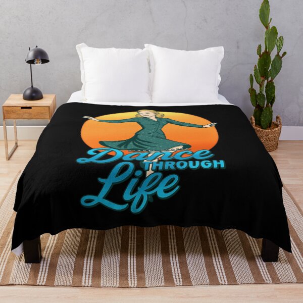 Item preview, Vintage Hollywood Dance Icon – Dance Through Life Retro Design designed and sold by Neonyx2020.