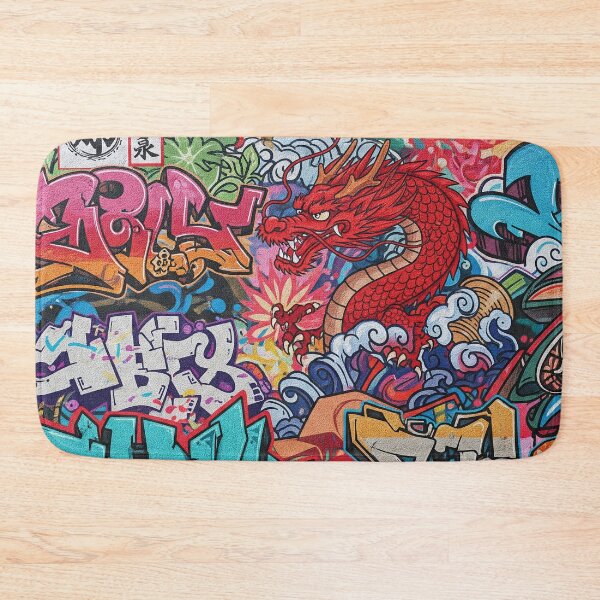 Item preview, Hanami Festival Graffiti Japan Aop designed and sold by JohnnyVillas.