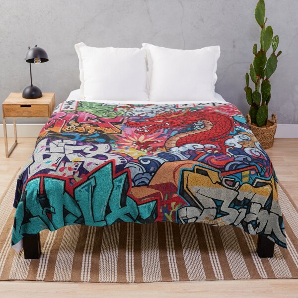 Item preview, Hanami Festival Graffiti Japan Aop designed and sold by JohnnyVillas.