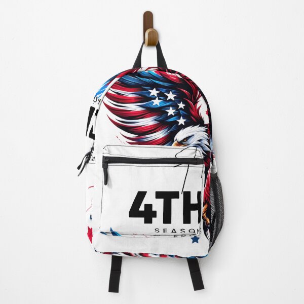 Item preview, Patriotic Bald Eagle with American Flag Wings designed and sold by MayaPrintLab.