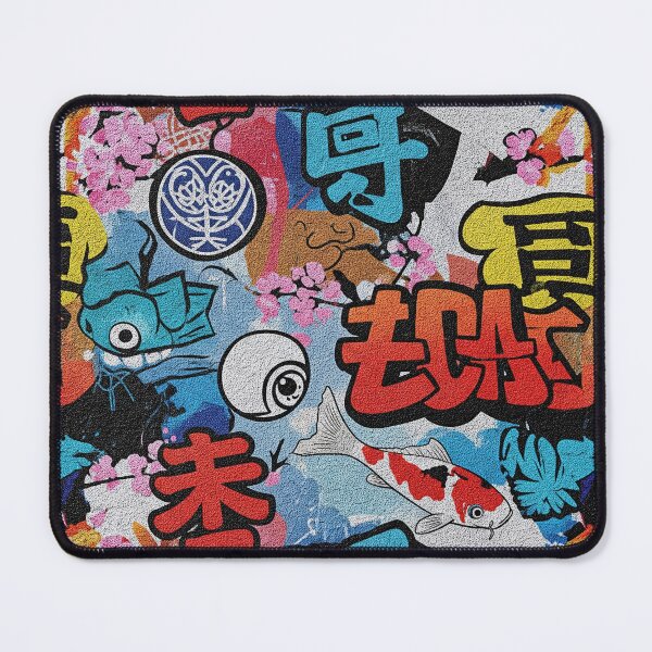 Item preview, Koi Flow Watercolor Graffiti Japan Aop designed and sold by JohnnyVillas.