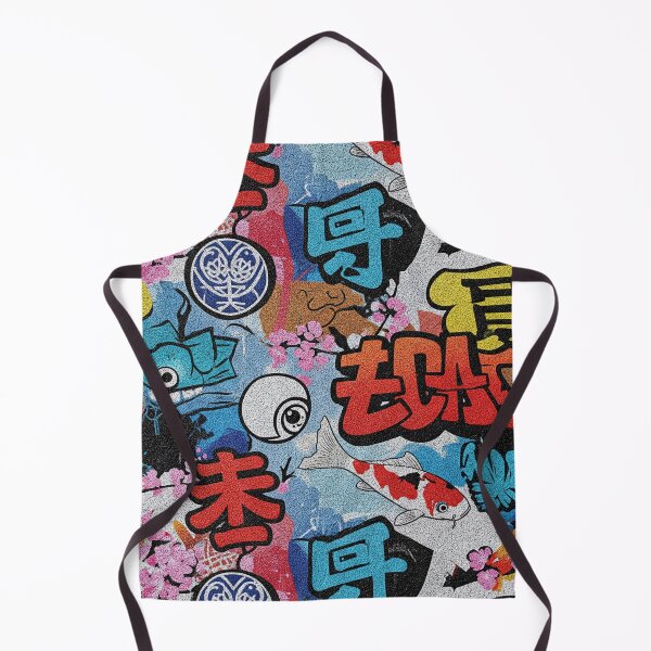 Item preview, Koi Flow Acuarela Grafiti Japón Aop designed and sold by JohnnyVillas.