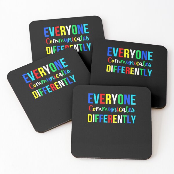 Item preview, Everyone Communicates Differently Autism Awareness Month designed and sold by snowry.